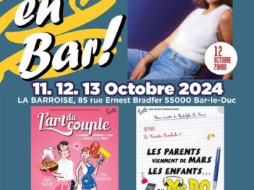 BAR-LE-DUC, êtes-vous prêts à rire tout un week-end ?
Il reste encore quelques PASS 3 spectacles, ou des places, prenez-vite vos places:...