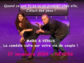 NEVERS, la séance de 19h est déjà presque pleine, et celle de 21h se remplit vite aussi ! Prenez vos places pour 1h30 de fous rires sur votre vie de couple 🤣...