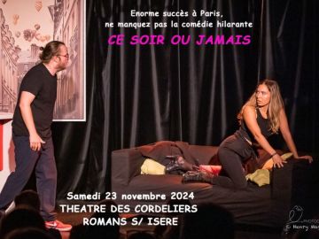 ROMANS S/ ISERE, les toutes dernières places pour 1h30 de rires !
Profitez-en vite:...