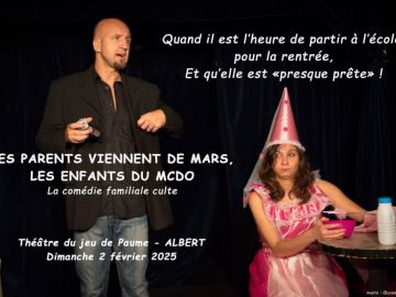 ALBERT, les toutes dernières places en promo pour les fêtes 🎅 Offrez du rire à noël avec la comédie familiale culte le 2 février au théâtre du jeu de Paume !...